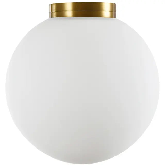 Calibo Crest Opal Glass 120mm Orb Wall Light