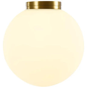 Calibo Crest Opal Glass 120mm Orb Wall Light