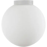 Calibo Crest Opal Glass 120mm Orb Wall Light