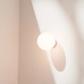 Calibo Crest Opal Glass 120mm Orb Wall Light