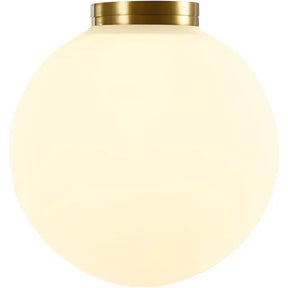 Calibo Crest Opal Glass 140mm Orb Wall Light