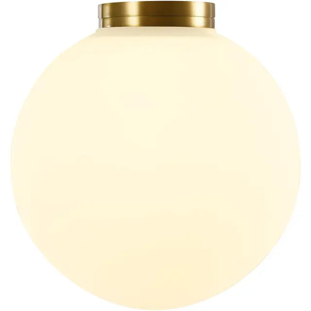 Calibo Crest Opal Glass 140mm Orb Wall Light