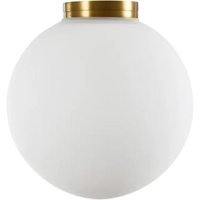 Calibo Crest Opal Glass 140mm Orb Wall Light