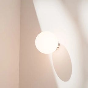 Calibo Crest Opal Glass 140mm Orb Wall Light