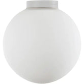 Calibo Crest Opal Glass 140mm Orb Wall Light