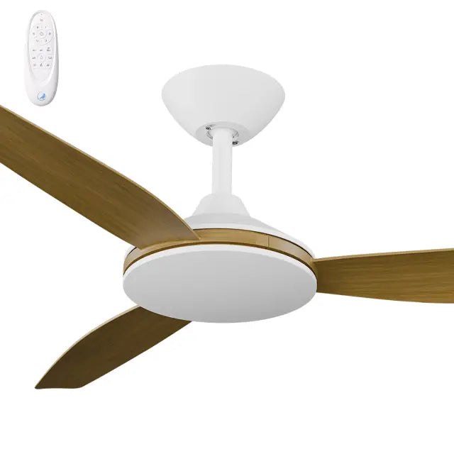 Condor 48" Kit - White No Light (COP-345M-WH) Plus Teak Blades (COP-348B-TE) - Two Boxes