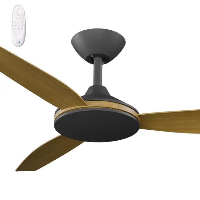 Condor 48" Kit - Black No Light (COP-345M-BK) Plus Teak Blades (COP-348B-TE) - Two Boxes