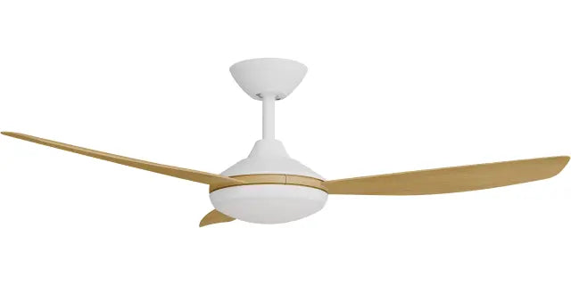 Condor 48" Kit - White with Light (COP-345M-WH-L) Plus Bamboo Blades (COP-348B-BA) - Two Boxes