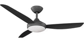 Condor 52" Kit - Black with Light (COP-345M-BK-L) Plus Black Blades (COP-352B-BK) - Two Boxes