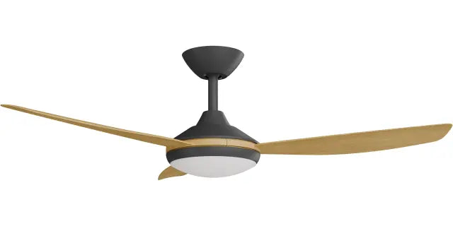 Condor 56" Kit - Black with Light (COP-345M-BK-L) Plus Bamboo Blades (COP-356B-BA) - Two Boxes