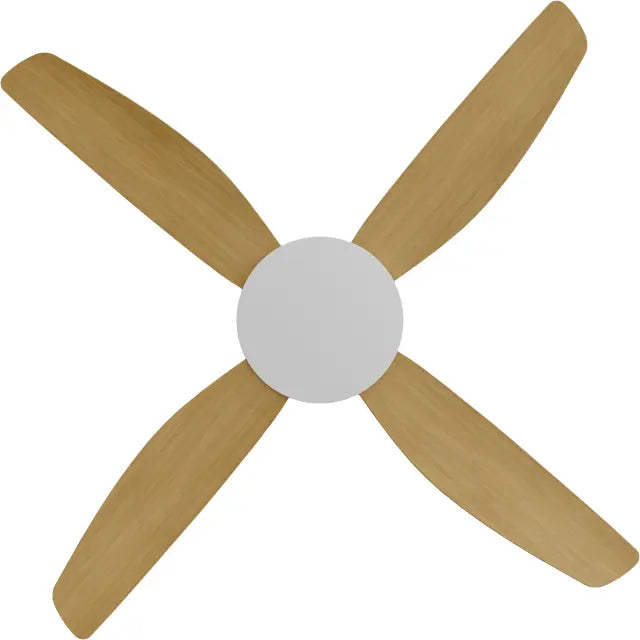 Vanga 56" Kit - White No Light (VAP-445M-WH) Plus Bamboo Blades (VAP-456B-BA) - Two Boxes