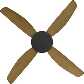 Vanga 56" Kit - Black No Light (VAP-445M-BK) Plus Teak Blades (VAP-456B-TE) - Two Boxes