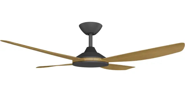 Vanga 56" Kit - Black No Light (VAP-445M-BK) Plus Teak Blades (VAP-456B-TE) - Two Boxes
