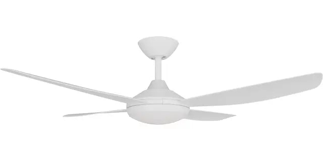 Vanga 48" Kit - White with Light (VAP-445M-WH-L) Plus White Blades (VAP-448B-WH) - Two Boxes
