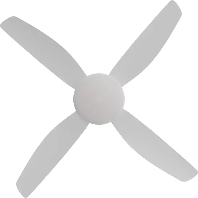 Vanga 48" Kit - White with Light (VAP-445M-WH-L) Plus White Blades (VAP-448B-WH) - Two Boxes