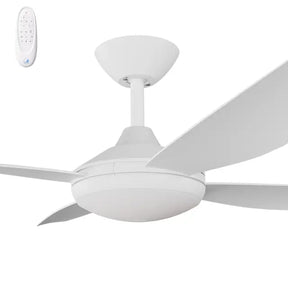Vanga 48" Kit - White with Light (VAP-445M-WH-L) Plus White Blades (VAP-448B-WH) - Two Boxes