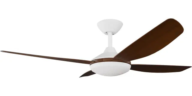 Vanga 52" Kit - White with Light (VAP-445M-WH-L) Plus Koa Blades (VAP-452B-KO) - Two Boxes