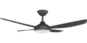 Vanga 48" Kit - Black with Light (VAP-445M-BK-L) Plus Black Blades (VAP-448B-BK) - Two Boxes