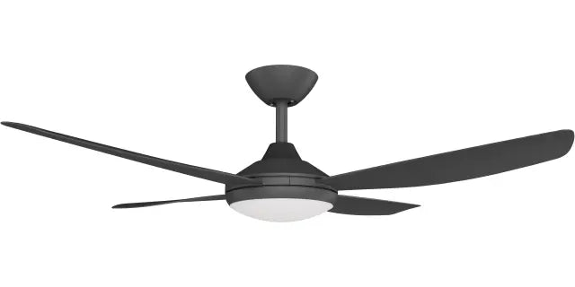 Vanga 48" Kit - Black with Light (VAP-445M-BK-L) Plus Black Blades (VAP-448B-BK) - Two Boxes