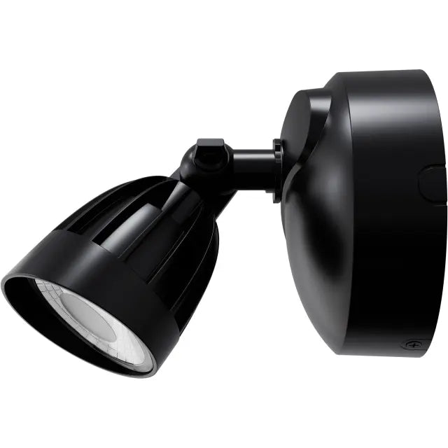 Nighthawk 1 Light Exterior Spotlight 15W TRI Colour Non-dimmable Black IP65
