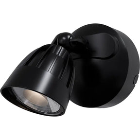 Nighthawk 1 Light Exterior Spotlight 15W TRI Colour Non-dimmable Black IP65