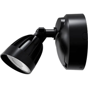 Nighthawk 1 Light Exterior Spotlight with Sensor 15W TRI Colour Non-dimmable Black IP65