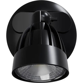 Nighthawk 1 Light Exterior Spotlight with Sensor 15W TRI Colour Non-dimmable Black IP65