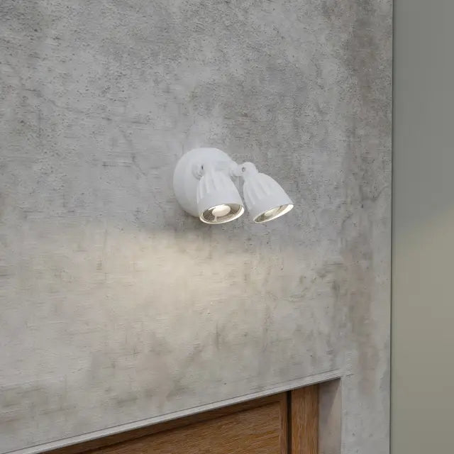 Nighthawk 2 Light Exterior Spotlight 30W TRI Colour Non-dimmable White IP65
