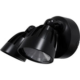 Nighthawk 2 Light Exterior Spotlight 30W TRI Colour Non-dimmable Black IP65