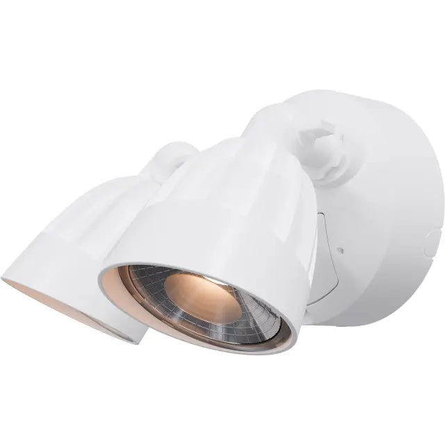 Nighthawk 2 Light Exterior Spotlight with Sensor 30W TRI Colour Non-dimmable Black IP65