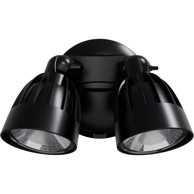 Nighthawk 2 Light Exterior Spotlight with Sensor 30W TRI Colour Non-dimmable Black IP65