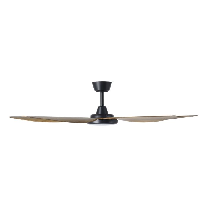MIAMI 60 DC FAN 20W LED TRI-COL BLK/NEW TEAK