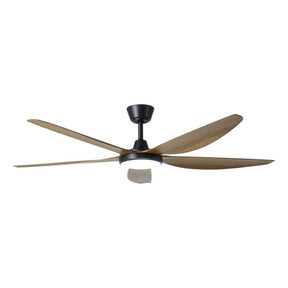 MIAMI 60 DC FAN 20W LED TRI-COL BLK/NEW TEAK