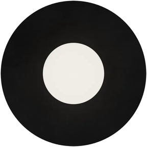 Crest Orb Diam120 Wall Light G9 Black with Opal IP44