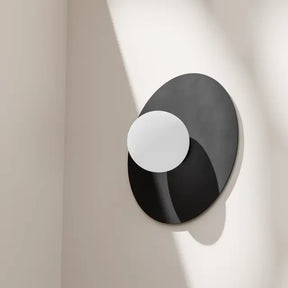 Crest Orb Diam120 Wall Light G9 Black with Opal IP44