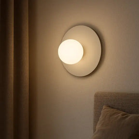 Crest Orb Diam120 Wall Light G9 White with Opal IP44