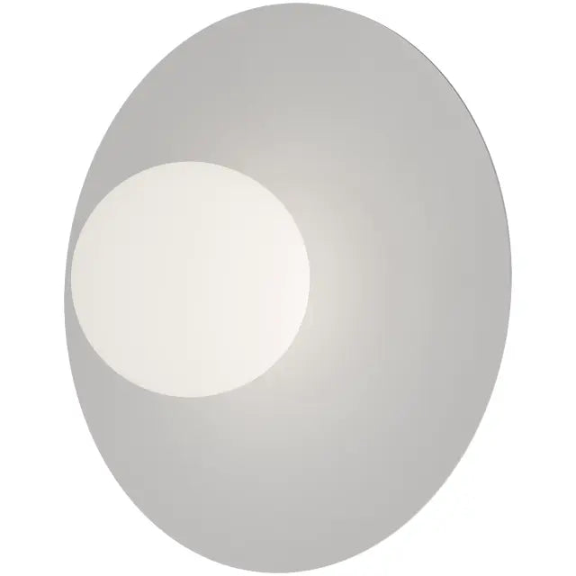 Crest Orb Diam120 Wall Light G9 White with Opal IP44