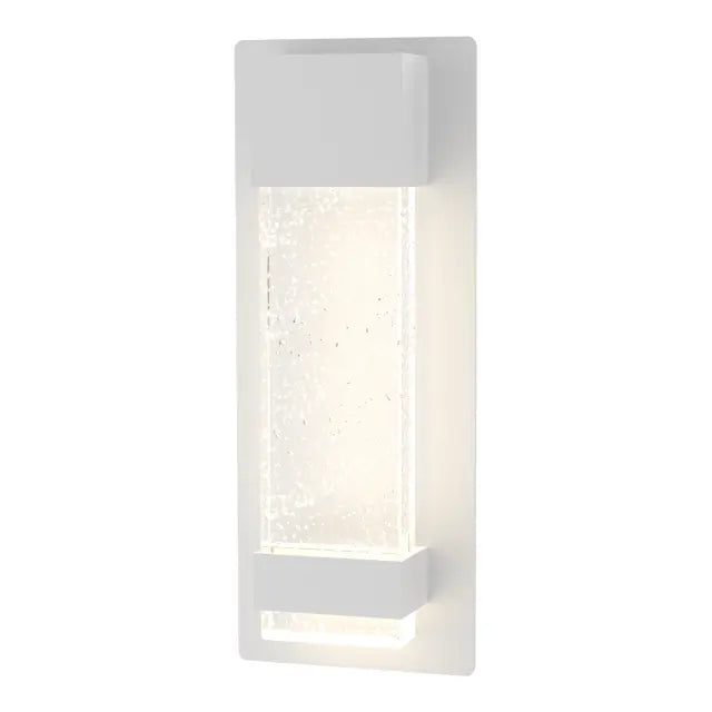 Calibo Coot Small Rectangular Bubble Glass Weatherproof LED Exterior Wall Light