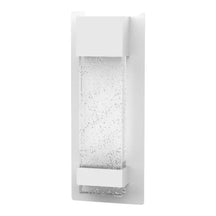 Calibo Coot Small Rectangular Bubble Glass Weatherproof LED Exterior Wall Light