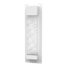 Calibo Coot Medium Rectangular Bubble Glass Weatherproof LED Exterior Wall Light
