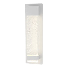 Calibo Coot Medium Rectangular Bubble Glass Weatherproof LED Exterior Wall Light
