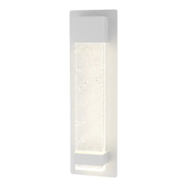 Calibo Coot Medium Rectangular Bubble Glass Weatherproof LED Exterior Wall Light
