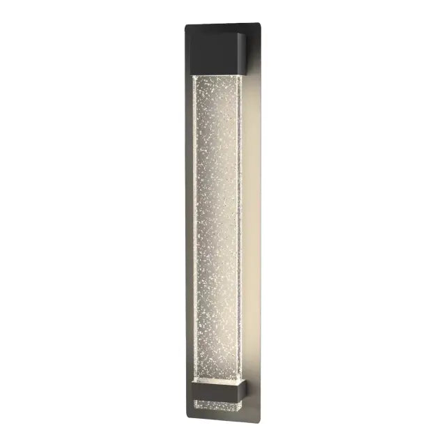 Calibo Coot Large Rectangular Bubble Glass Weatherproof LED Exterior Wall Light