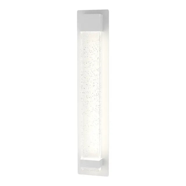 Calibo Coot Large Rectangular Bubble Glass Weatherproof LED Exterior Wall Light