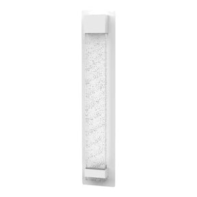 Calibo Coot Large Rectangular Bubble Glass Weatherproof LED Exterior Wall Light