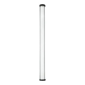 Junco Ribbed Glass 920mm LED Wall Light 22W TRI Colour Non-dimmable Black IP65