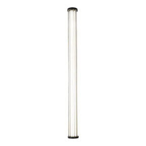 Junco Ribbed Glass 920mm LED Wall Light 22W TRI Colour Non-dimmable Black IP65