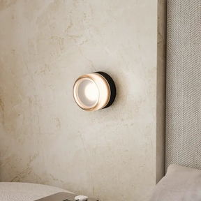 Calibo Gull Round Frosted Acrylic 3CCT LED Exterior Wall Light