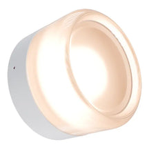 Calibo Gull Round Frosted Acrylic 3CCT LED Exterior Wall Light