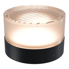 Calibo Gull Round Ribbed Acrylic 3CCT LED Exterior Wall Light